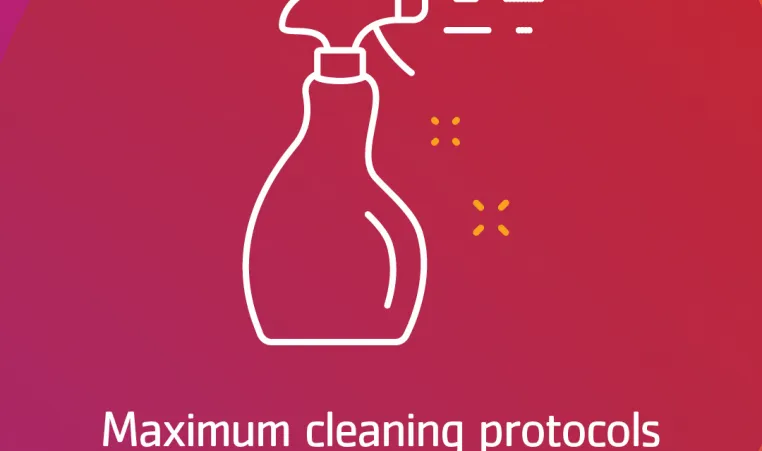 image about cleaning protocols with CDC guidelines