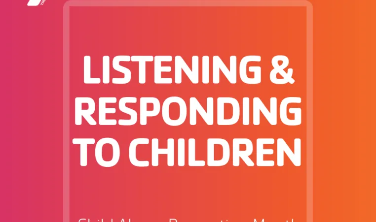 graphic on listening and responding to children