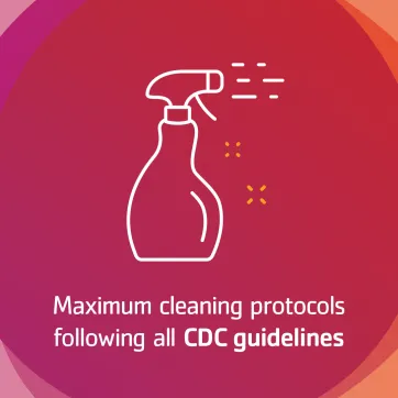 image about cleaning protocols with CDC guidelines