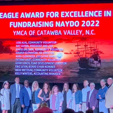 Catawba Valley Y staff receive Eagle Award