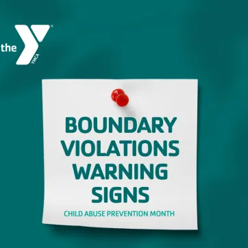 graphic about boundaries and warnings signs for child abuse prevention