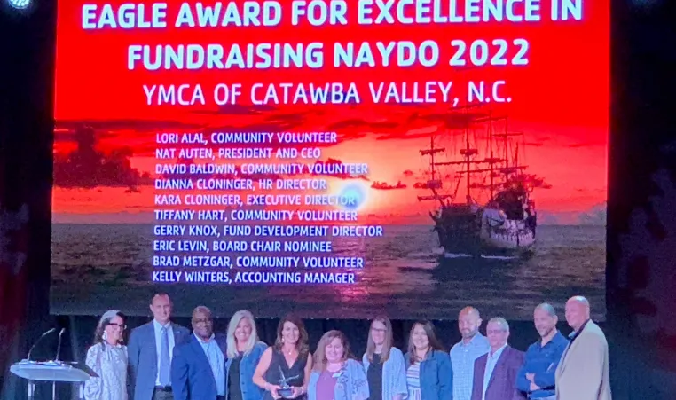 Catawba Valley Y staff receive Eagle Award