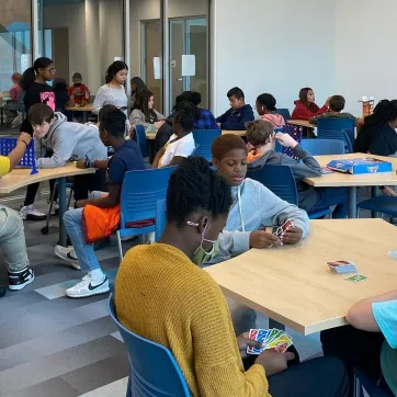 Foundation YMCA of Wilson middle schoolers at the Y-GIG afterschool program