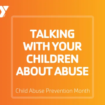graphic about talking with your child about child abuse prevention