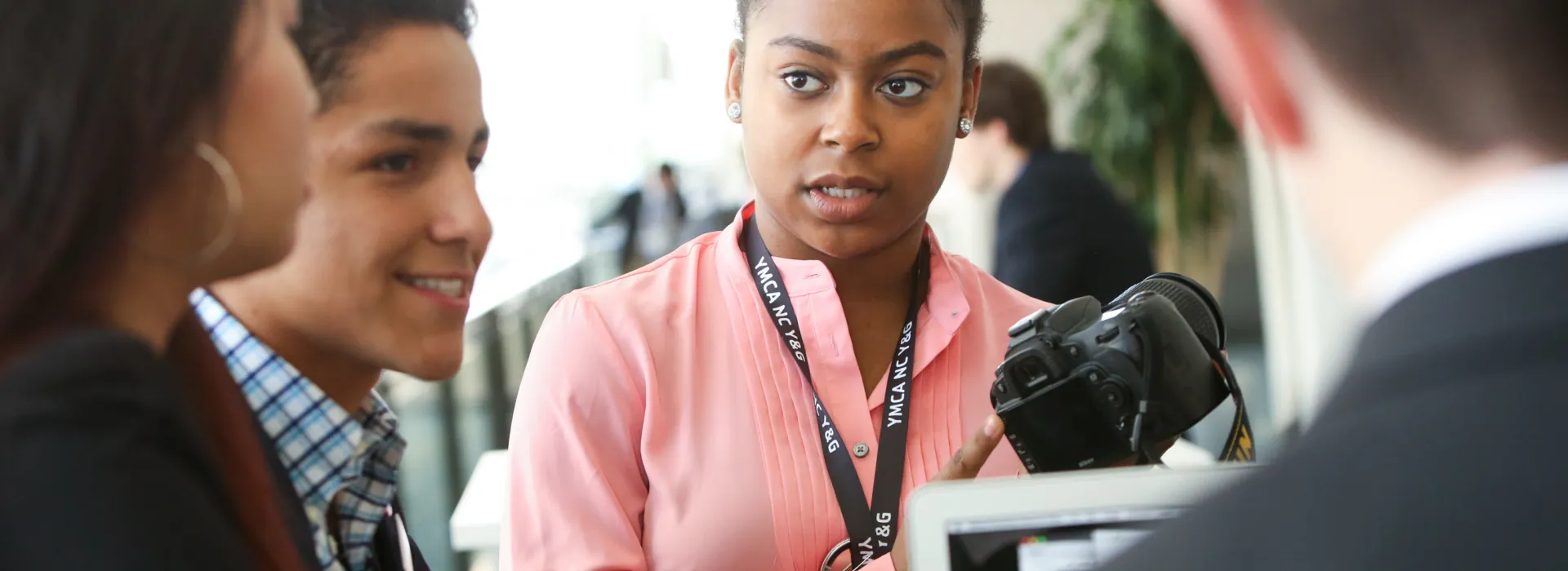 teens at Youth &amp; Government conference