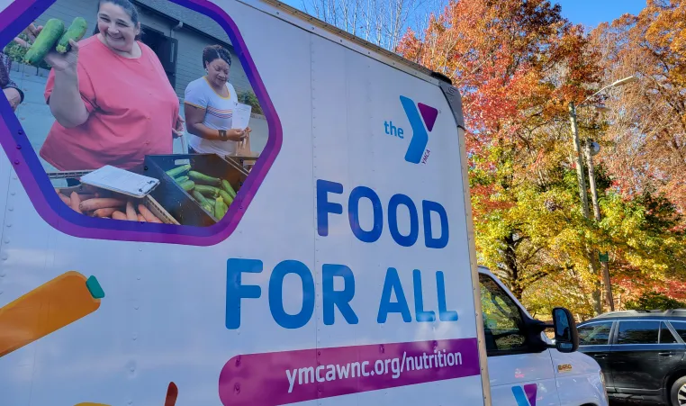 western nc ymca Food for All Truck