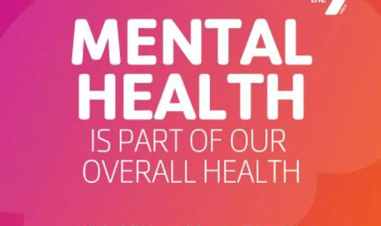 graphic stating mental health is part of our overall health