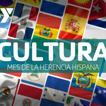 image of different countries' flags celebrating Hispanic Heritage Month