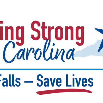 logo for Standing Strong, NC falls prevention project